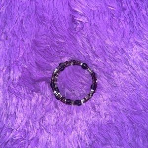 Purple Beaded Bracelet
